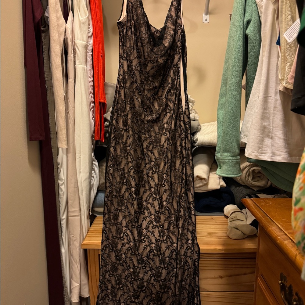 Princess Polly black lace dress